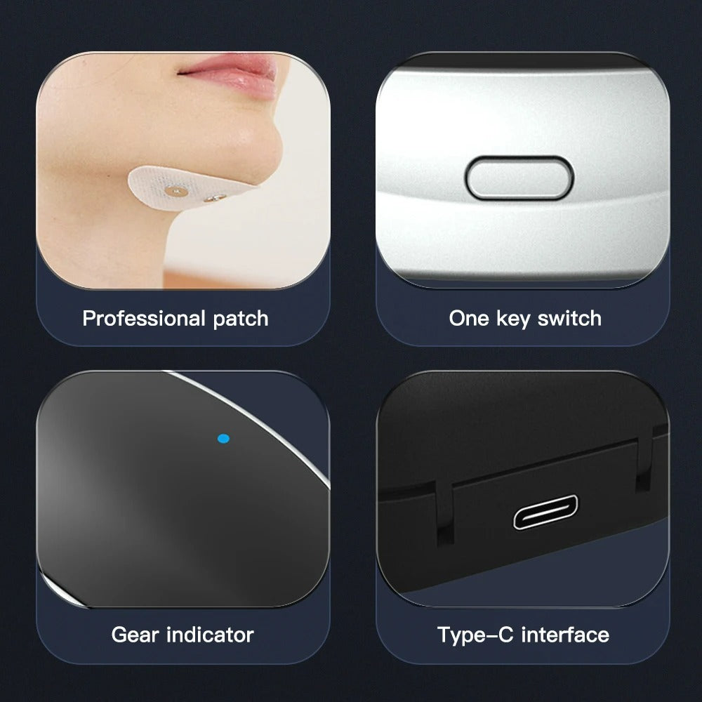 LuxeLane® Chin Patch Magnetic Massager